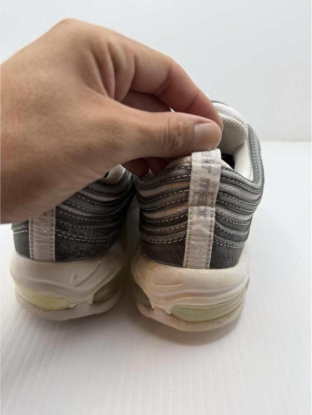 Size 8 - Nike Comme des Garçons Homme Plus x Air Max 97 Glacier Grey - Picture 10 of 15